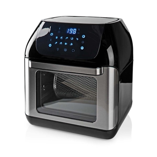 Nedis Hot Air Fryer | 12 l | Timer: 60 min | Antal forudindstillede programmer: 9 | Digital | Sort Sort