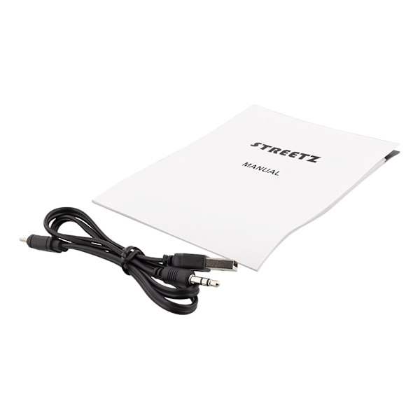 STREETZ langaton Bluetooth-kaiutin, USB/TF/AUX/FM/handsfree, musta