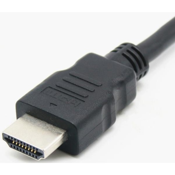 NORDIQZENZ HDMI-kabel, High-Speed Premium, 4K, HDMI 2.0, 5m, Sva