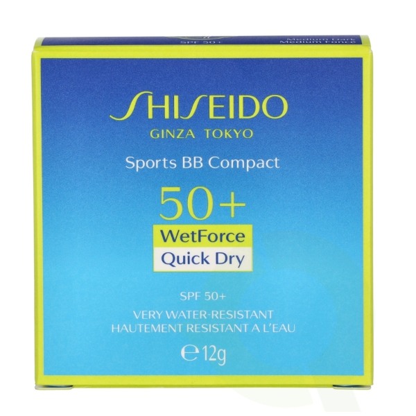 Shiseido Sports BB Compact Wet Force Quick Dry SPF50+ 12 g Mediu