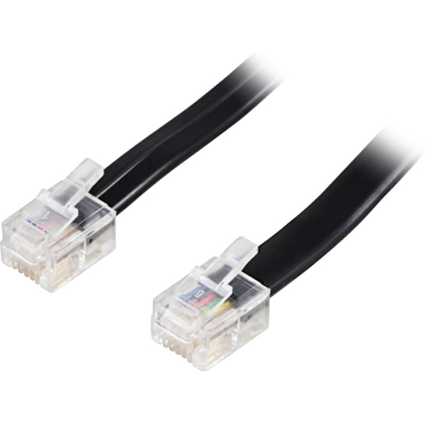 Deltaco Modular cable RJ12/6C 5m, black