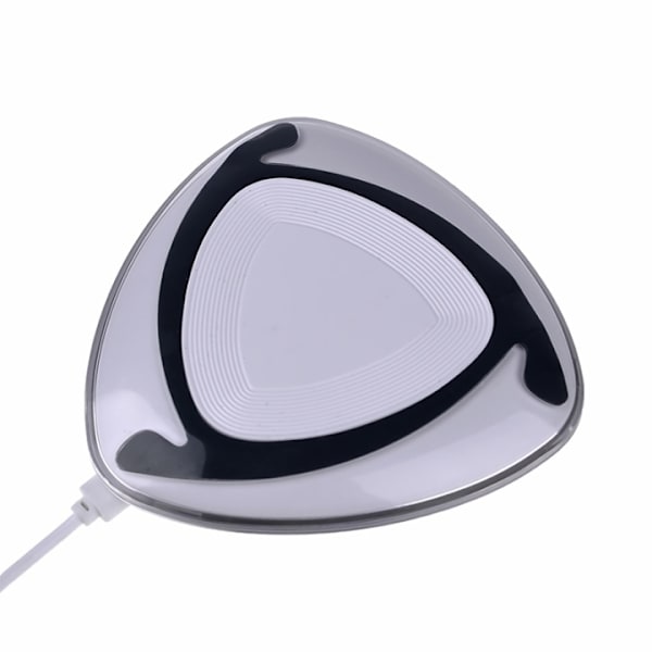 Trådløs Qi-oplader 5V 1A, Hvid/Sort