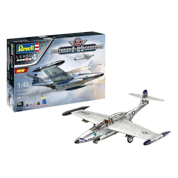 Revell Northrop F-89 Scorpion, 75th anniv. 1:48 gift set