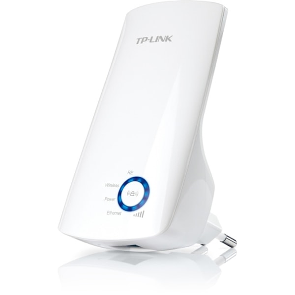 TP-LINK, trådløs signalforstærker/ethernetadapter, 300Mbps, WPS, RJ Hvid