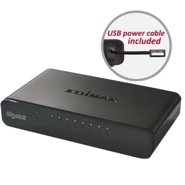 Edimax Netværk Switch Gigabit 8-Port