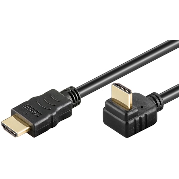 Goobay Höghastighets-HDMI™ 270°-kabel med Ethernet HDMI™-kontakt (typ A) > HDMI™ kontakt (typ A) 270 °, 5 m