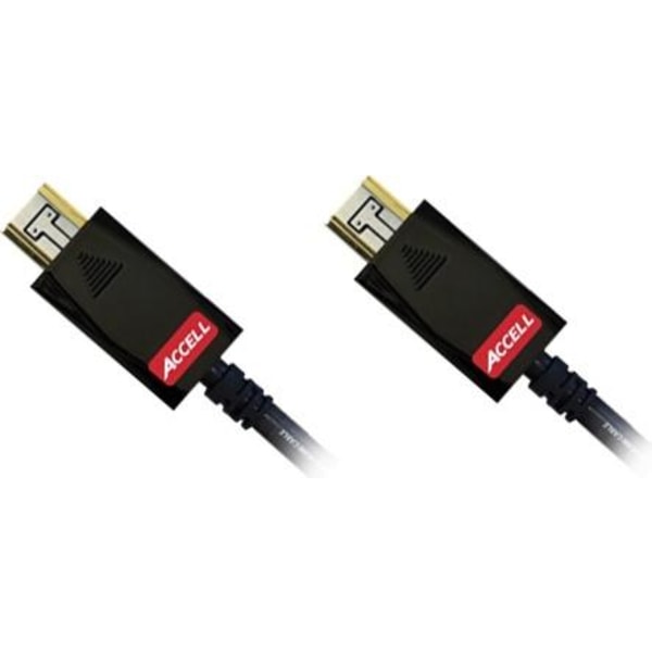 ACCELL AVGrip Pro HDMI-kaapeli,19-pin uros-uros, 1m, musta