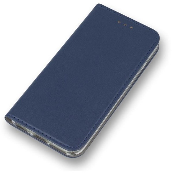 Etui med magnetisk lukning til iPhone 13, Mørkeblå Blå