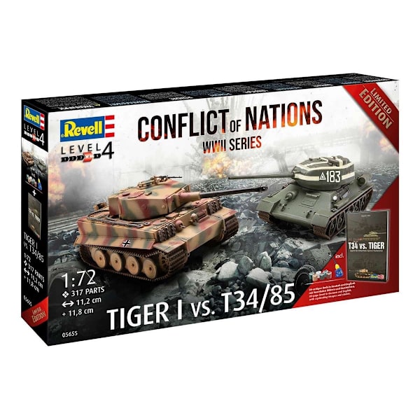 Revell Conflict of Nations Series: WWII, 1:72 gift set