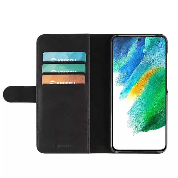 Krusell Samsung Galaxy 21 FE PhoneWallet, Black Svart