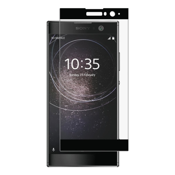 Sony Xperia XA2, Curved Glass, black Transparent