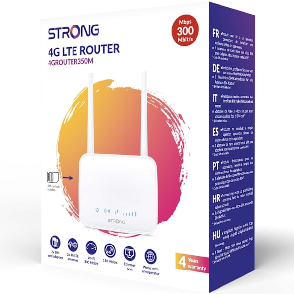 Stærk 4G-router WiFi 300Mbit/s Mini