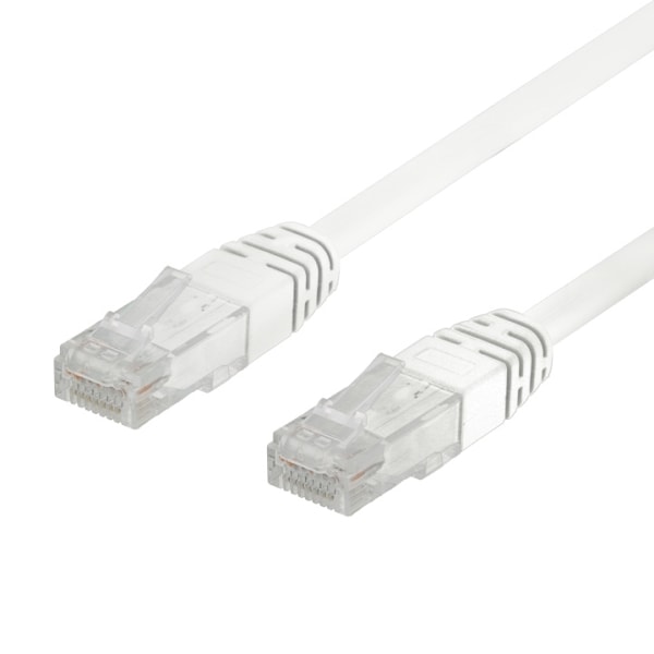 Deltaco 50-pack U/UTP Cat6 patch c., 0,5m, Delta-certif, LSZH, white