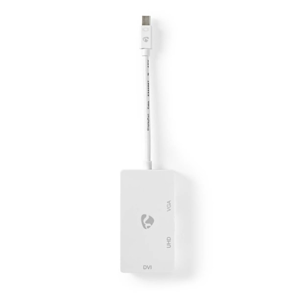 Nedis DisplayPort adapter | Mini DisplayPort han | DVI-D 24+1-Pins Hun / HDMI â„¢ -udgang / VGA Hun | 4K@60Hz | Nikkelplateret | Skiftelig | 0.20 m |