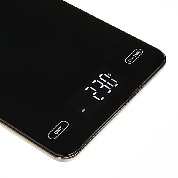 Adler AD 3177b Keittiövaaka 10kg, USB-lataus, musta
