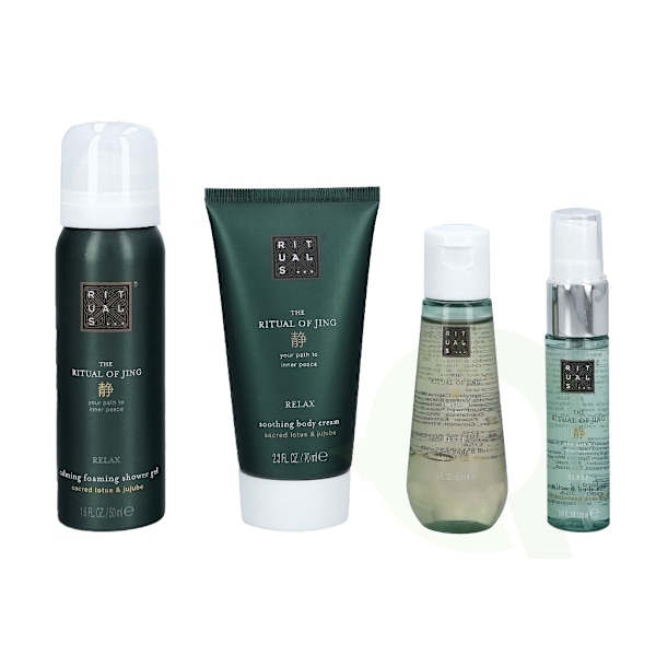 Rituals Jing Set 190 ml Body Cream 70ml/Dry Oil 50ml/Body Mist 20ml/Foaming Shower Gel 50ml