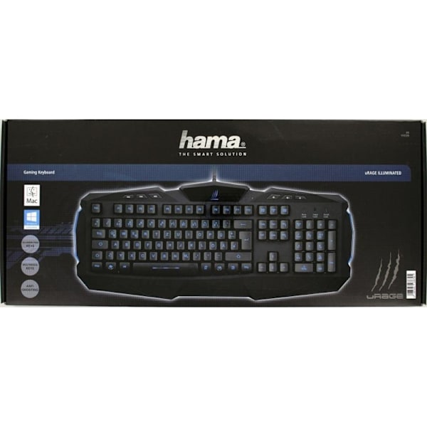 Urage Tangentbord Gaming Illuminated Nordisk Layout