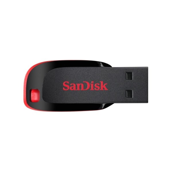 Sandisk USB-minne 2.0 Blade 128GB Svart (SDCZ50-128G-B35)