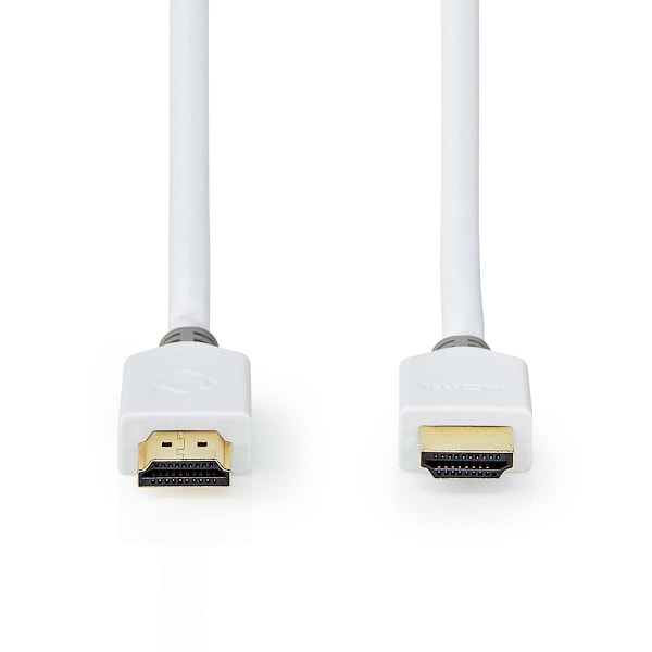Nedis High Speed ​​HDMI ™ Kaapeli Ethernet | HDMI™ liitin | HDMI™ liitin | 4K@60Hz | ARC | 18 Gbps | 5.00 m | Pyöreä | PVC | Valkoinen | Laatikko