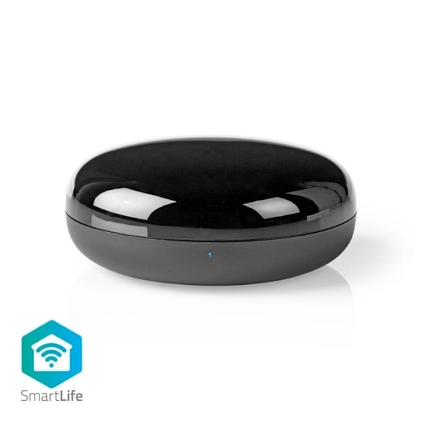 Nedis SmartLife IR Kaukosäädin | Wi-Fi | Yleismalli | Signaalin kantama: 5 m | 38 KHz | USB Virta | Android™ / IOS | Musta