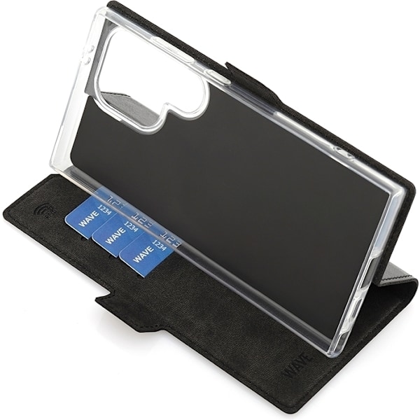 Wave Mobilfodral, Samsung Galaxy S24 Ultra, sort Svart