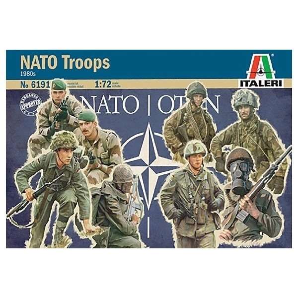 Italeri 1:72 NATO Troops - contains 48 figures