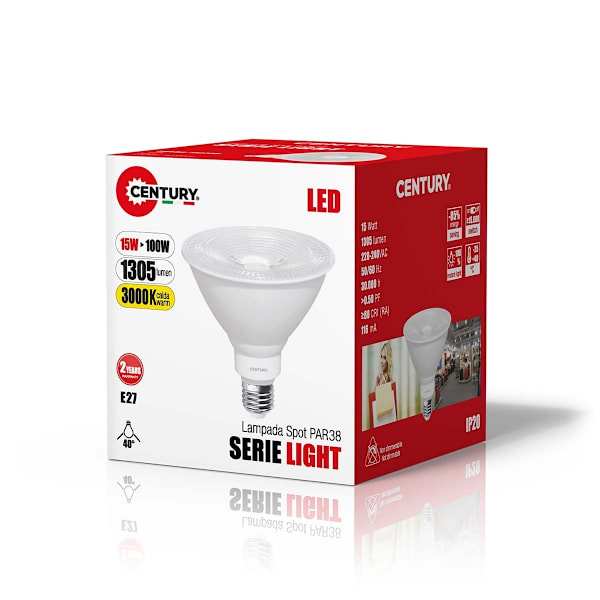 Century LED-Lamp E27 PAR38 15 W 1100 lm 3000 K