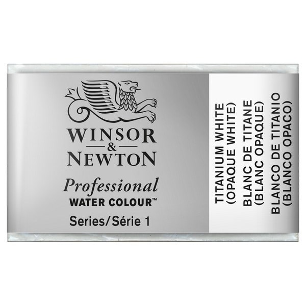 WINSOR Watercolour proff pan Titanium White 644