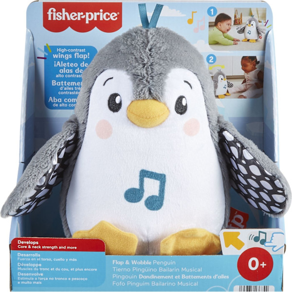 Fisher-Price Flap & Wobble Penguin -musiikkipehmo