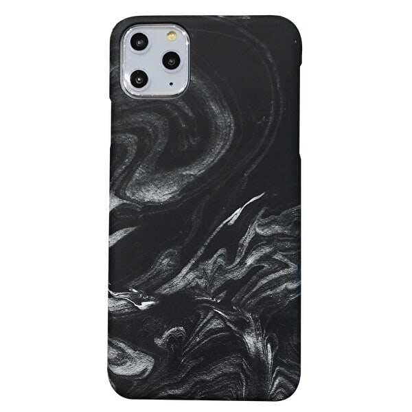Abstrakt marmorcover til iPhone 12/12 Pro Vit