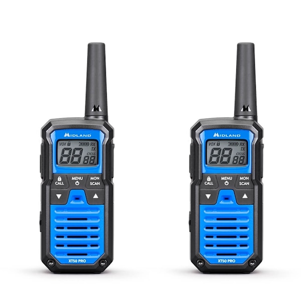 MIDLAND Walkie Talkie XT50 Pro Duo Sort/Blå