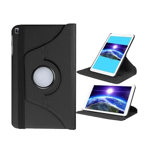 Etui til Samsung A7 T500 10.4"", Roterbar 360°, Sort Svart