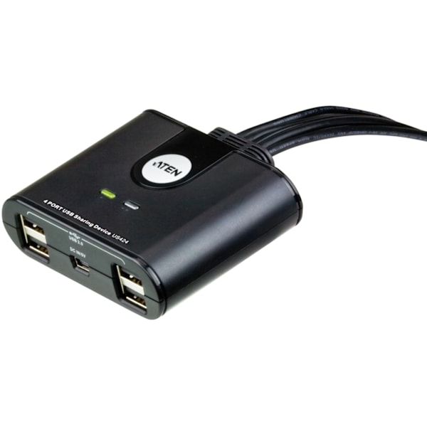 ATEN US424 manuel USB 2.0-switch, 4 computere til 4 enheder, 4xUSB Typ