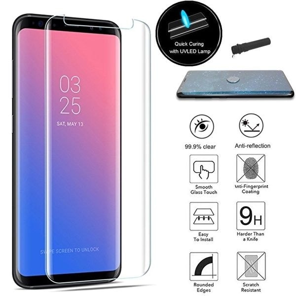 3D Galaxy S20 Ultra näytönsuoja superliimalla UV Nano Optic Transparent