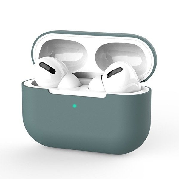 Beskyttende silikoneetui til Apple Airpods Pro, Grøn