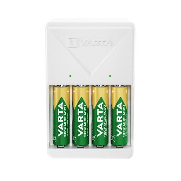 Varta Plug Charger, includes 4x AA 2100 mAh