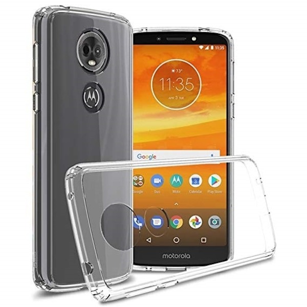 Läpinäkyvä TPU-kotelo Motorola Moto E5:lle Transparent