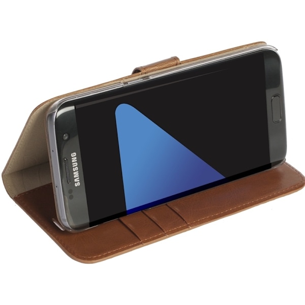 Krusell Ekerö lompakkokotelo Samsung Galaxy S8:lle, kahvinruskea Brun