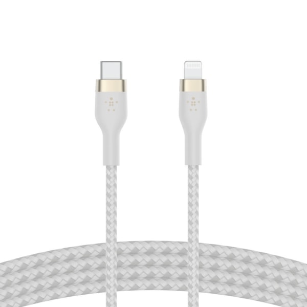 Belkin BOOST CHARGE USB-C to LTG Braided Silicon, 1m, White