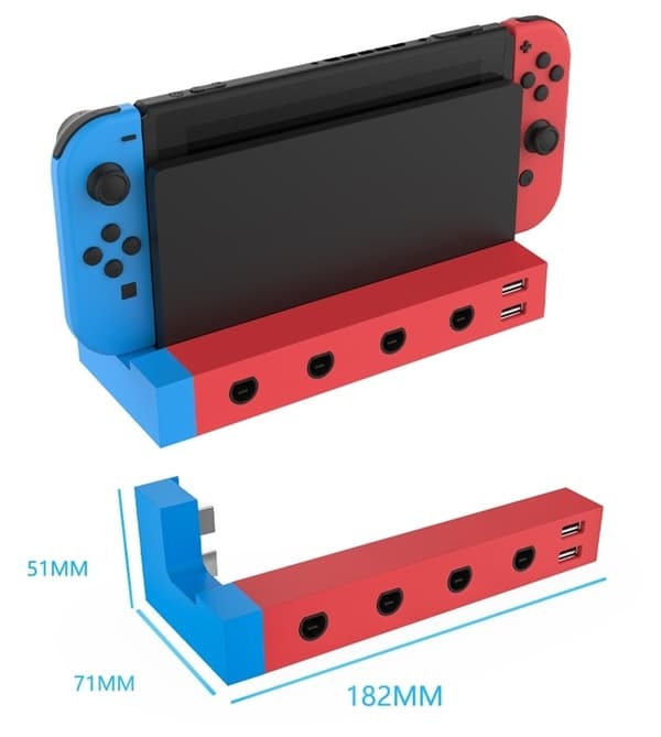Adapteri - GameCube-ohjaimen muunnin Nintendo Switchille