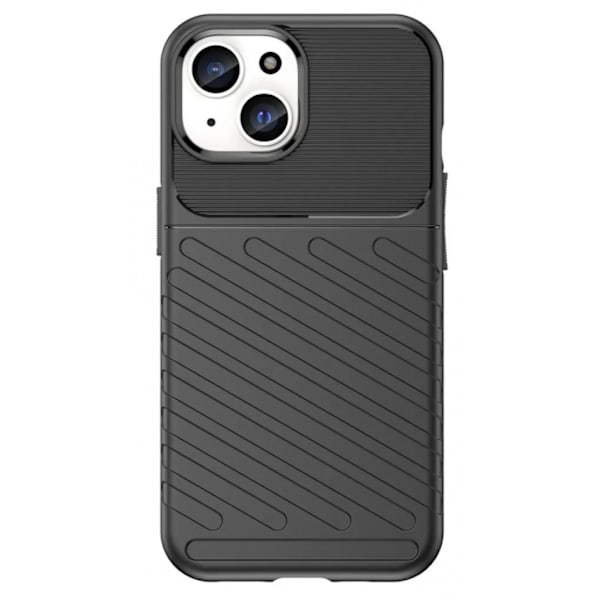 TPU cover for iPhone 15, black Svart