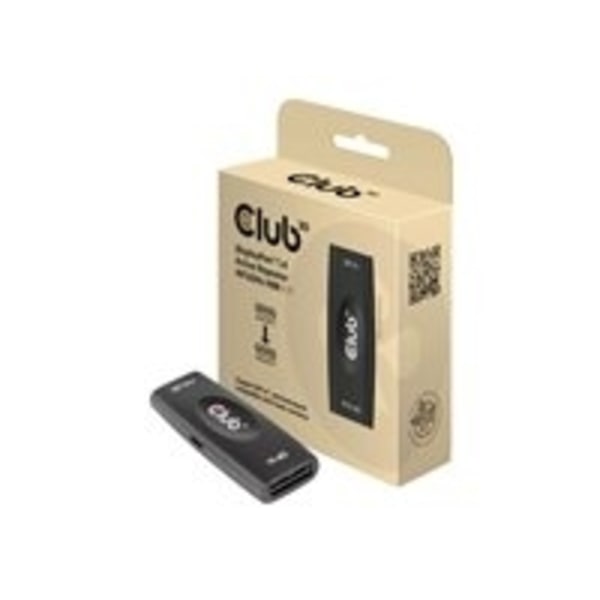 CLUB3D DP 1.4 4K120HZ HDR ACTIVE REPEATER F/F displayport Svart