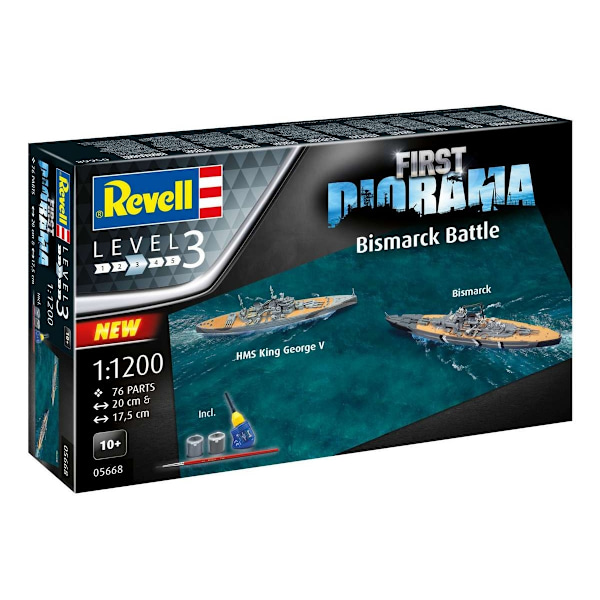 Revell First Diorama Set - Bismarck Battle