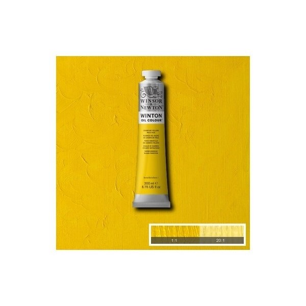 WINSOR Winton oil 200ml cadmium yellow pale hue 119