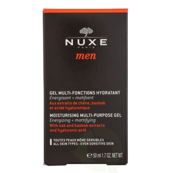 Nuxe Men kosteuttava monikäyttöinen geeli 50 ml kaikille ihotyypeille