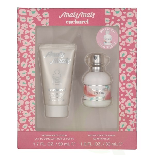 Cacharel Anais Anais L'Original Giftset 80 ml Edt Spray 30ml/Ten