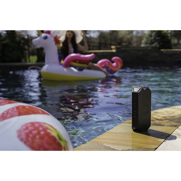 ALTEC LANSING Højttaler IMW1400 HydraBoom RGB Vandtæt Sort