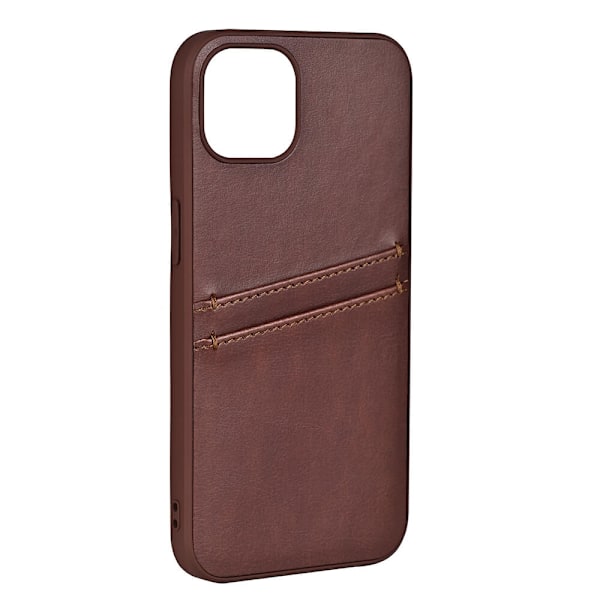 Buffalo Mobilskal PU 2 Kortfack Brun - iPhone 12/12 Pro Brun
