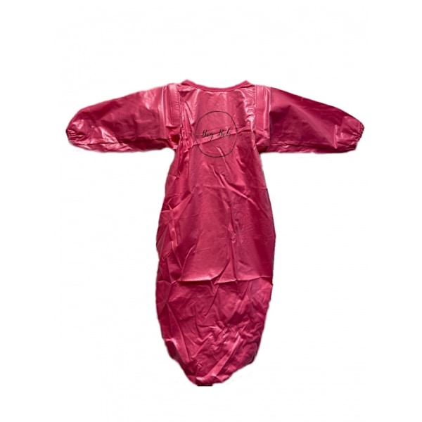 Praktisk Långärmad Haklapp, Rosa