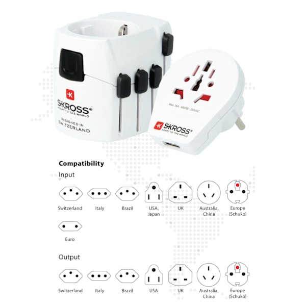 SKROSS World Adapter PRO World USB